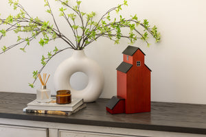 Grain Elevator Cremation Urn for Ashes: Golden Prairies