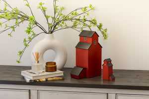 Grain Elevator Keepsake Cremation Urn: Golden Prairies