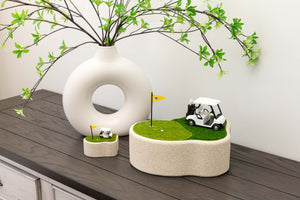 Golf Keepsake Cremation Urn: The 18th Hole (White)