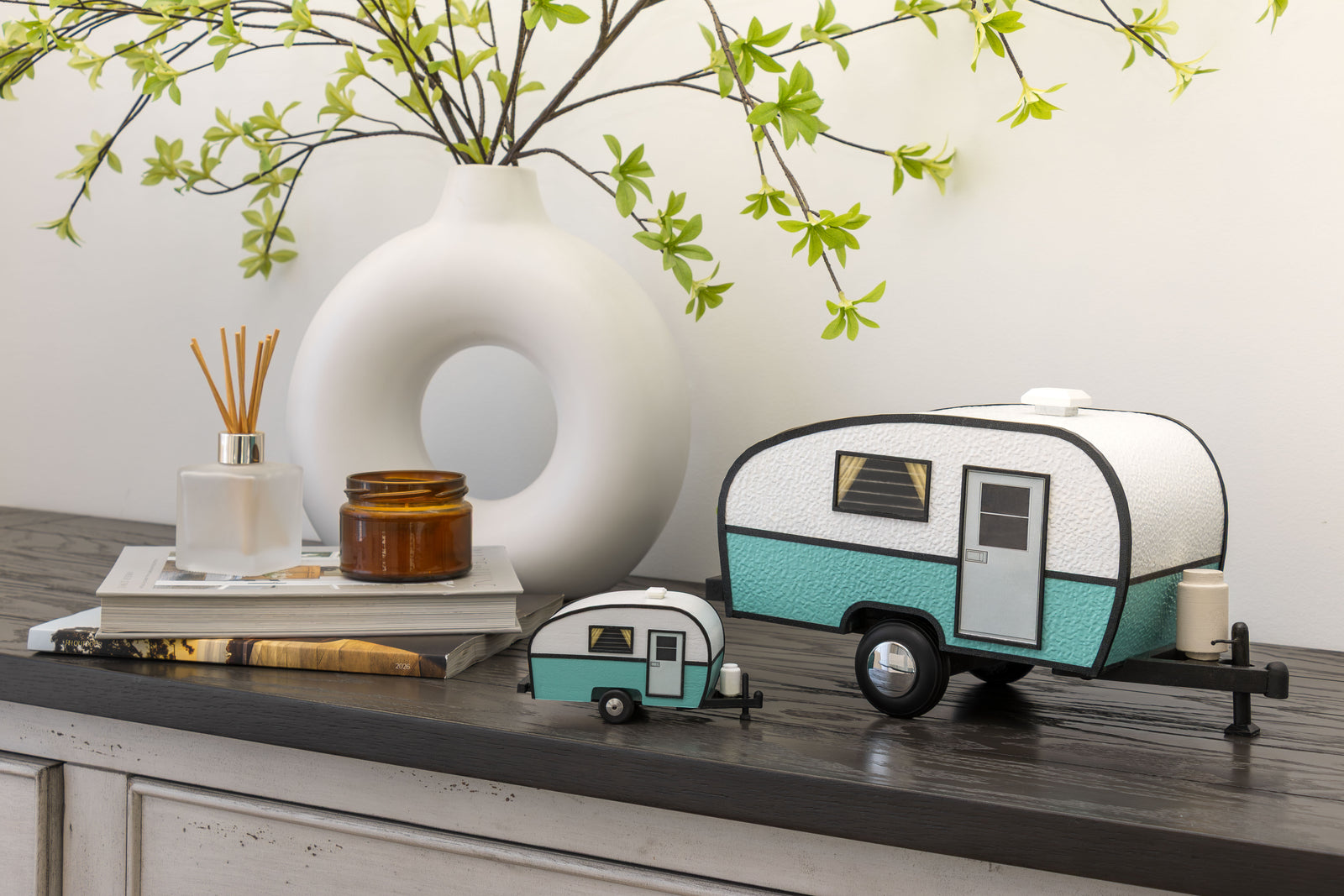 RV & Camper Keepsake Cremation Urn: Memory Trail