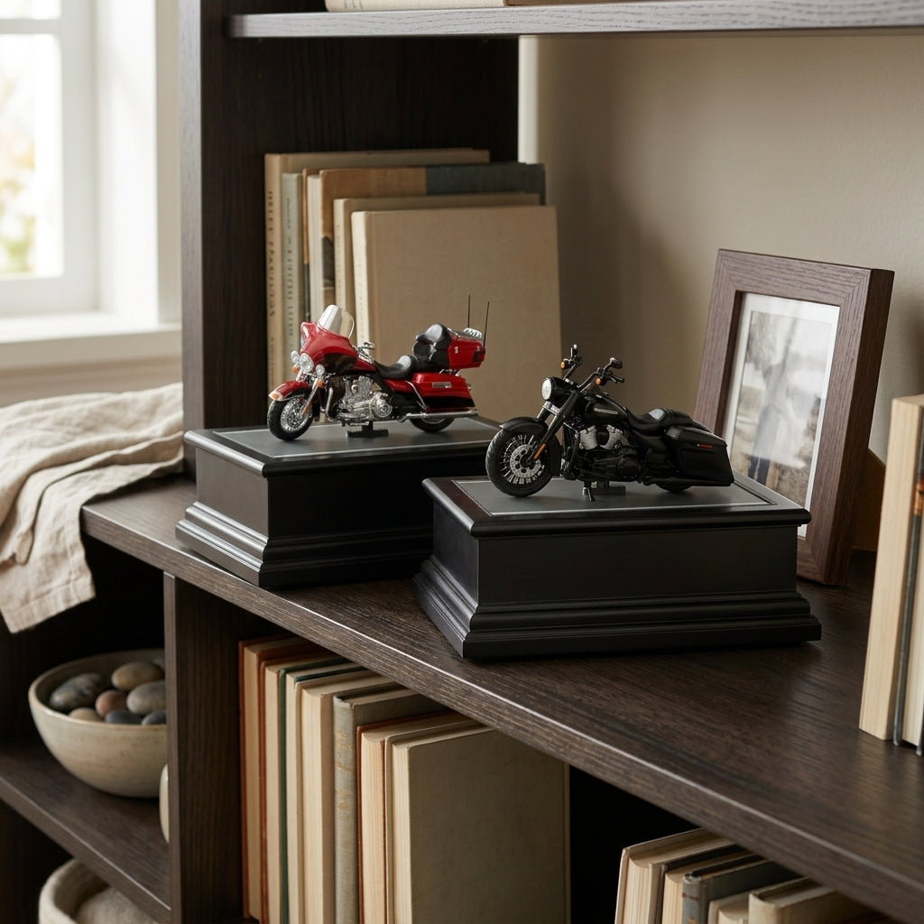 Motorcycle Cremation Urn for Ashes: Inspired by the Harley-Davidson Road King