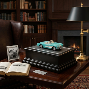 Car Cremation Urn for Ashes: 1957 Chevrolet Corvette